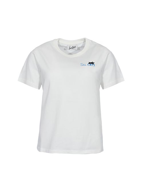 T-shirt Emilie Sti Cats in cotone Mc2 Saint Barth | EMI000201275I